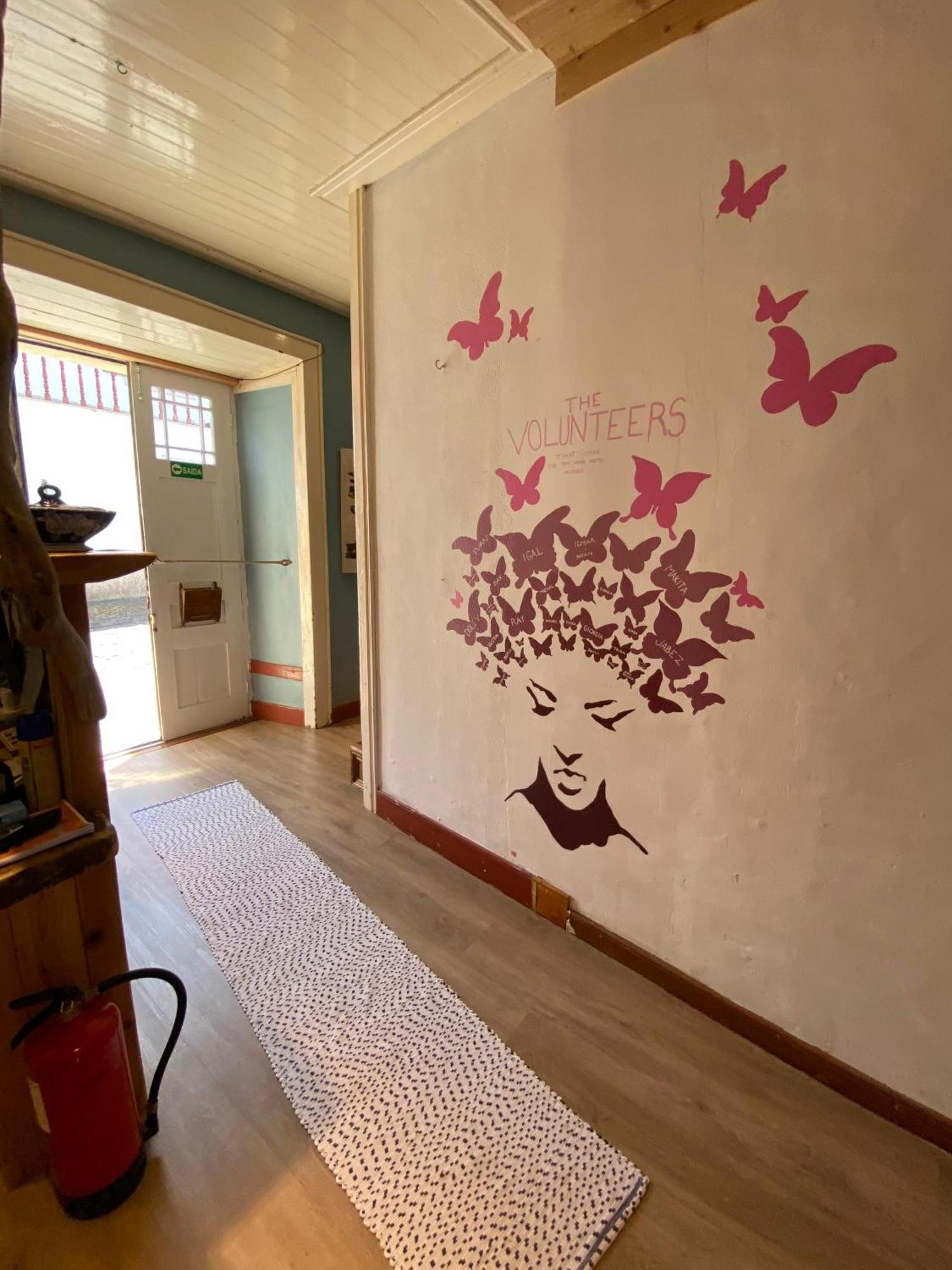 The Pink House Hostel Faja Grande Luaran gambar