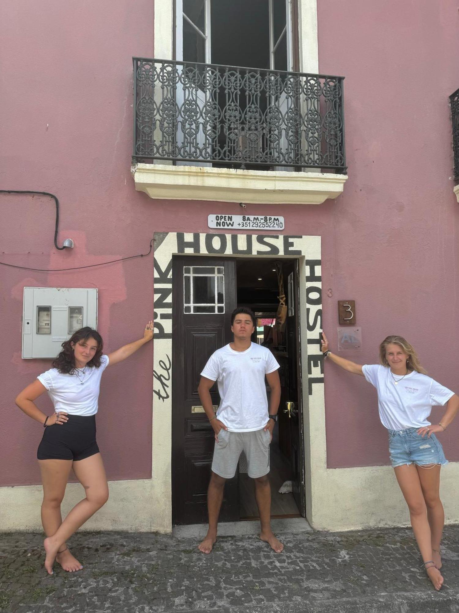 The Pink House Hostel Faja Grande Luaran gambar